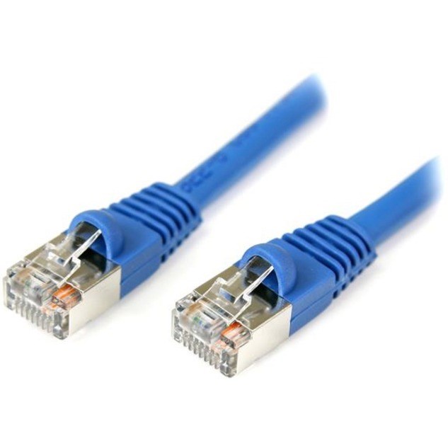 StarTech.com 50 ft Blue Shielded Snagless Cat5e Patch Cable