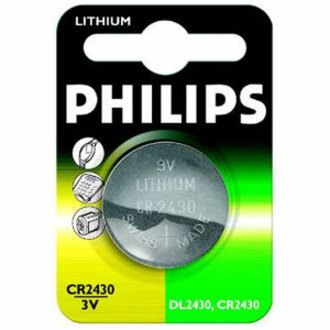 Philips CR2430/00B Battery - Lithium Manganese Dioxide (Li-MnO2)
