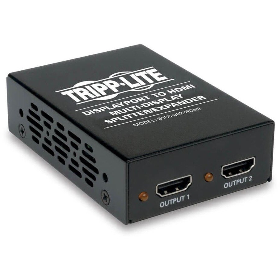 Tripp Lite by Eaton 2-Port DisplayPort to HDMI Multi-Monitor Splitter MST Hub, 4K UHD, DP1.2, TAA