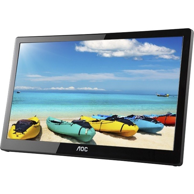 AOC I1659FWUX 16" Class Full HD LCD Monitor - 16:9 - Glossy Piano Black