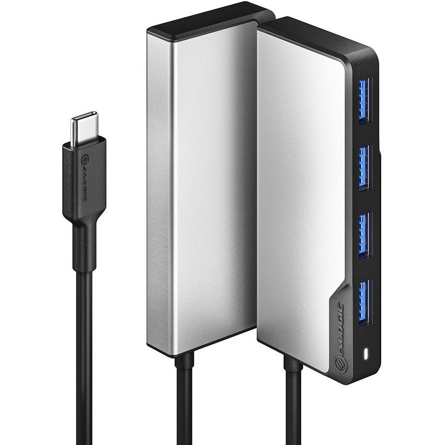 Alogic Fusion SWIFT USB Hub - USB Type C - 640 MB/s - Portable - Space Gray