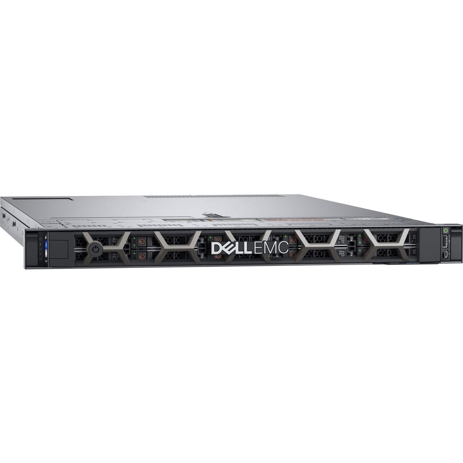 Dell EMC PowerEdge R640 1U Rack Server - Intel Xeon Silver 4210 2.20 GHz - 16 GB RAM - 480 GB SSD - (1 x 480GB) SSD Configuration - 12Gb/s SAS, Serial ATA/600 Controller