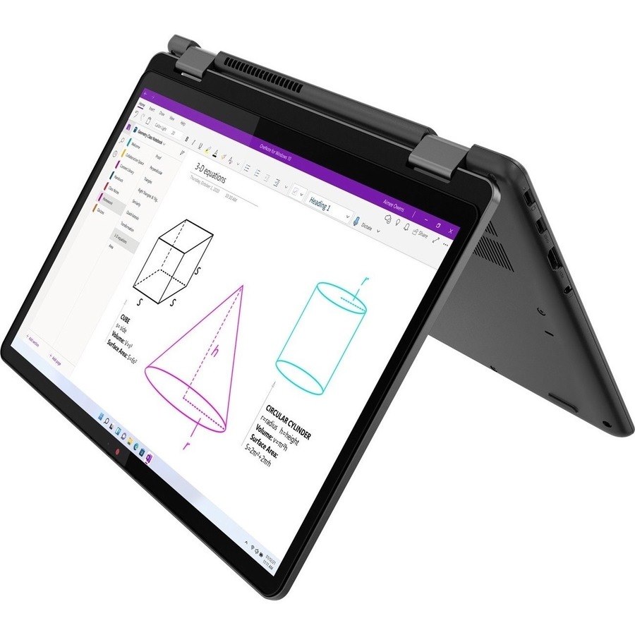 Lenovo 13w Yoga 82S2S04V00 13.3" Touchscreen Convertible 2 in 1 Notebook - WUXGA - 1920 x 1200 - AMD Ryzen 5 5625U Hexa-core (6 Core) 2.30 GHz - 16 GB Total RAM - 8 GB On-board Memory - 256 GB SSD - Thunder Black