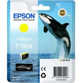 Epson UltraChrome T7604 Original Inkjet Ink Cartridge - Yellow Pack