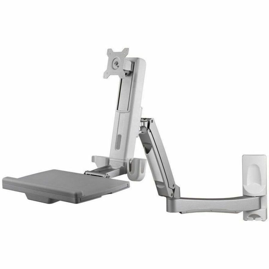 Amer AMR1AWSL-B Mounting Arm for Computer, Workstation, Keyboard, Mouse, Monitor - Black