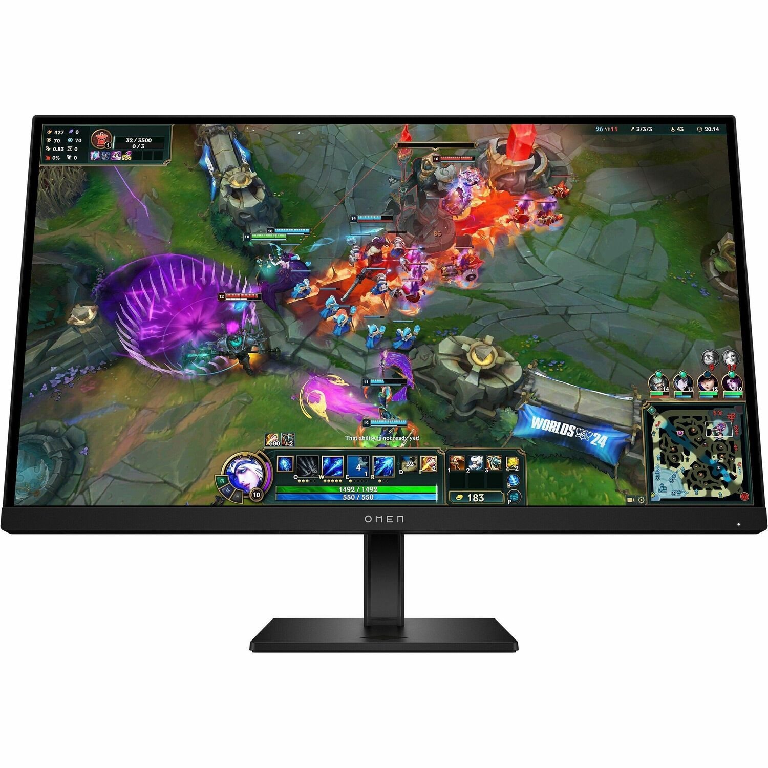 OMEN 27qs G2 27" Class WQHD Gaming LED Monitor - 16:9 - Black