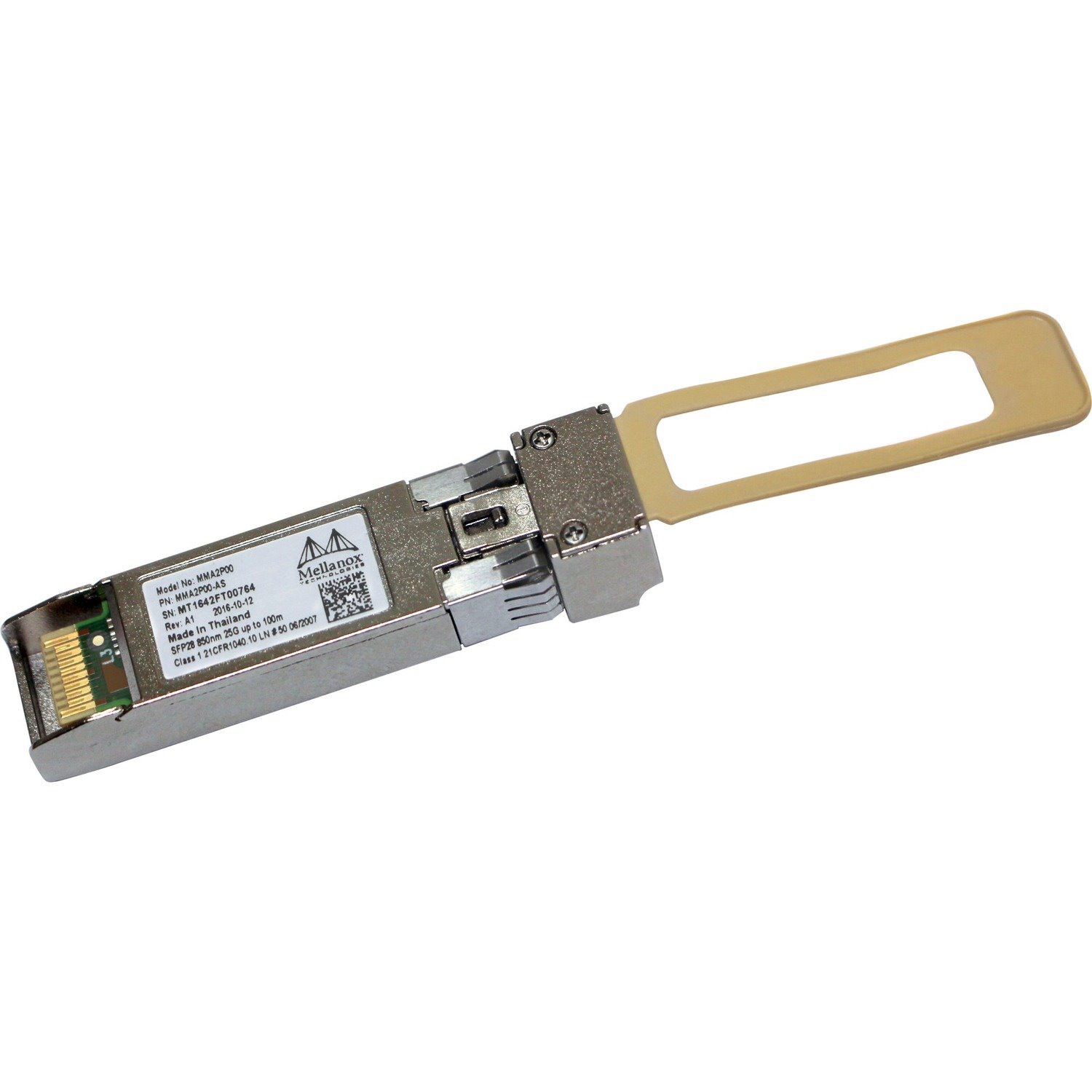 Mellanox NT Mma2p00-As-Sp Transceiver 25GbE SFP28 LC-LC 850NM SR Up To 100M