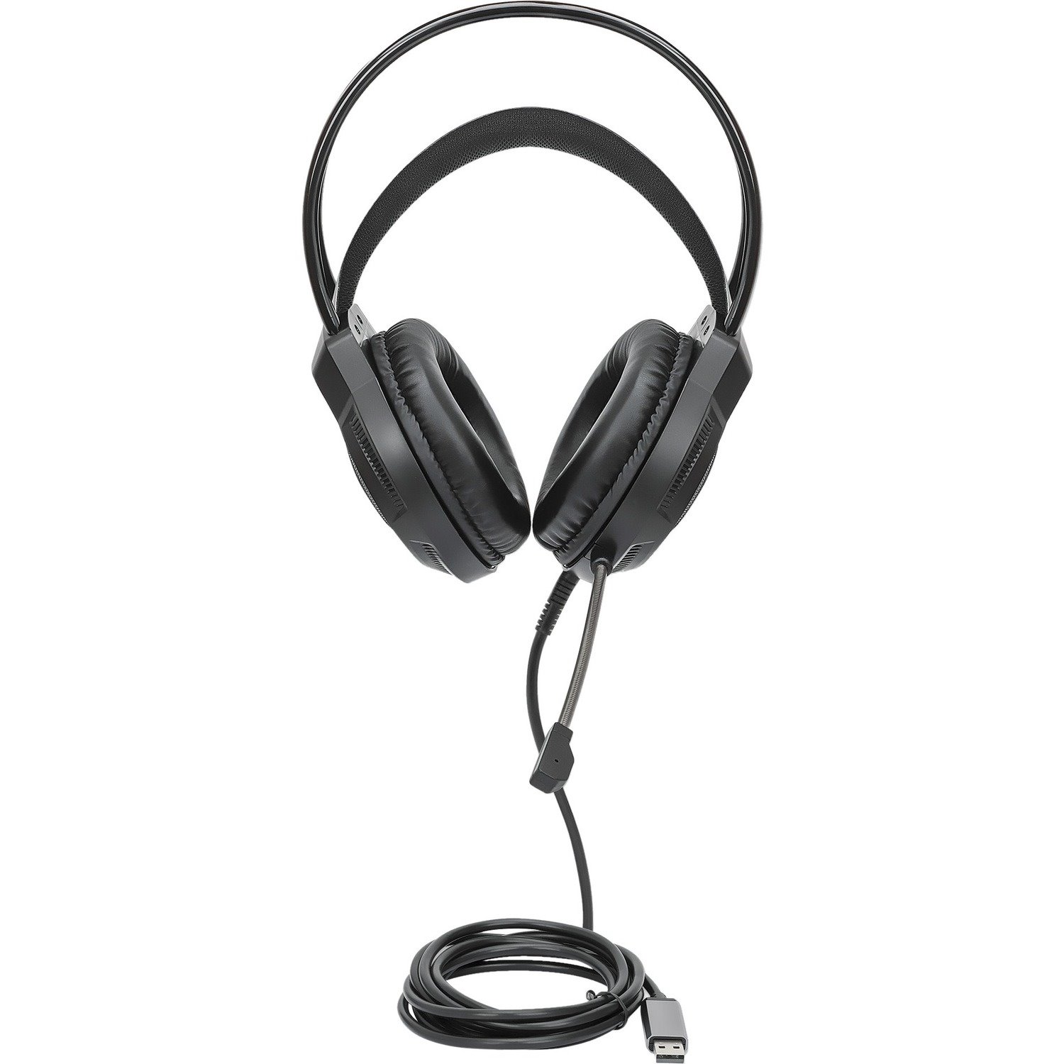 Manhattan Usb Gaming RGB Led Headset- Over Ear Vol/Control