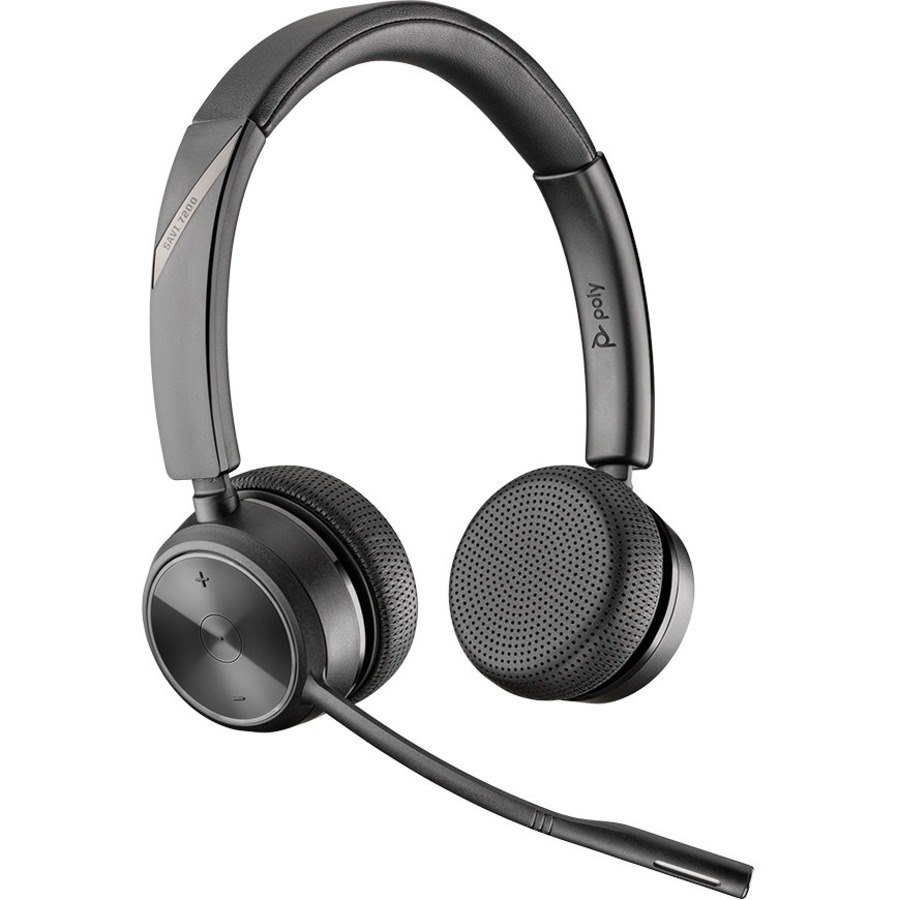 Poly Savi 7220 Office TRÅDLØS TRÅDLØST Headset-System Sort
