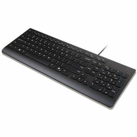 Lenovo Essential Keyboard - Cable Connectivity - USB Type A Interface - English (US) - Black