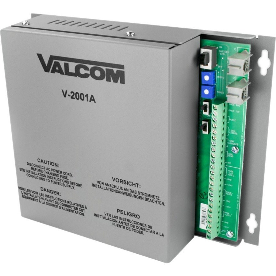 Valcom 1 Zone, One-Way Enhanced Page Control with Power