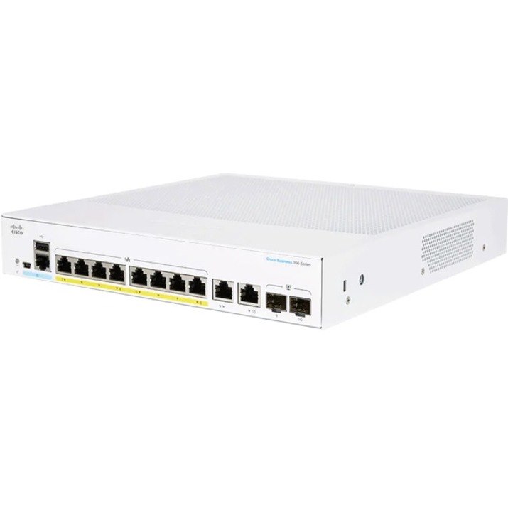 Cisco Business 250 CBS250-8FP-E-2G Ethernet Switch