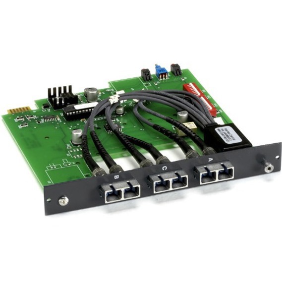 Black Box Pro Switching Gang Switch - 4U, Multimode Fiber ST A/B Card Latching