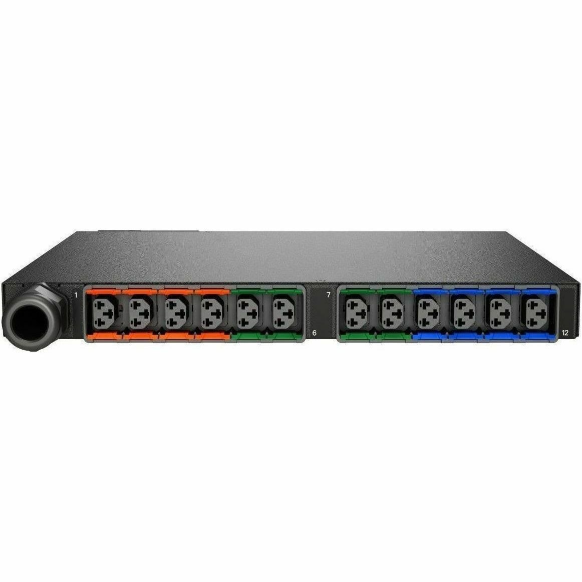 Vertiv Geist rPDU MNU5M1R6-12CF18-3TL21A0H10-S 12-Outlets PDU