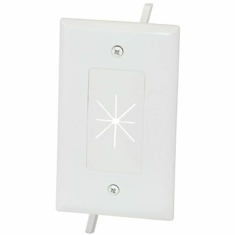 Monoprice CBL Plate, Flex Open_1-Gang_ White