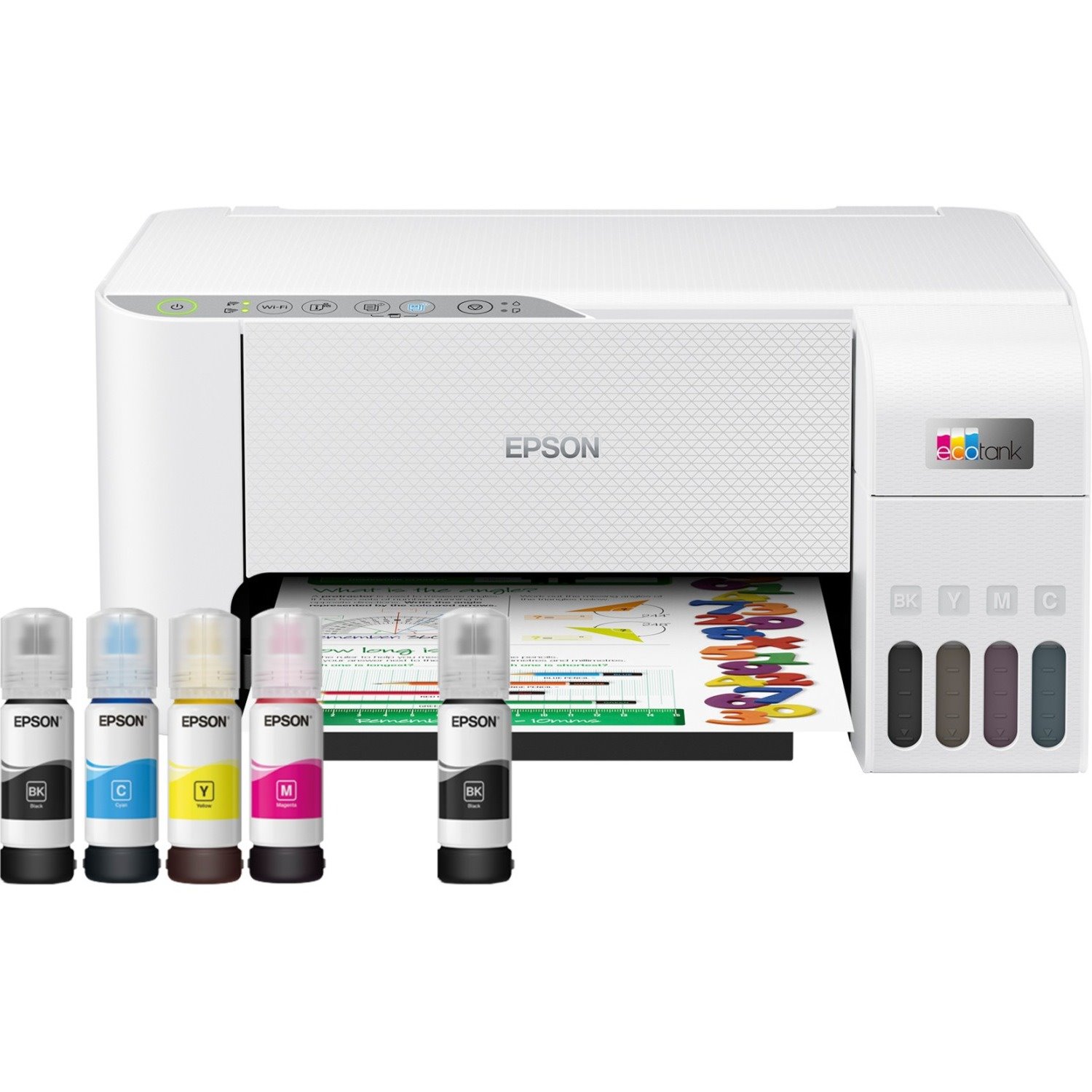 Epson L3256 Wireless EcoTank Inkjet Multifunction Printer - Colour - Black