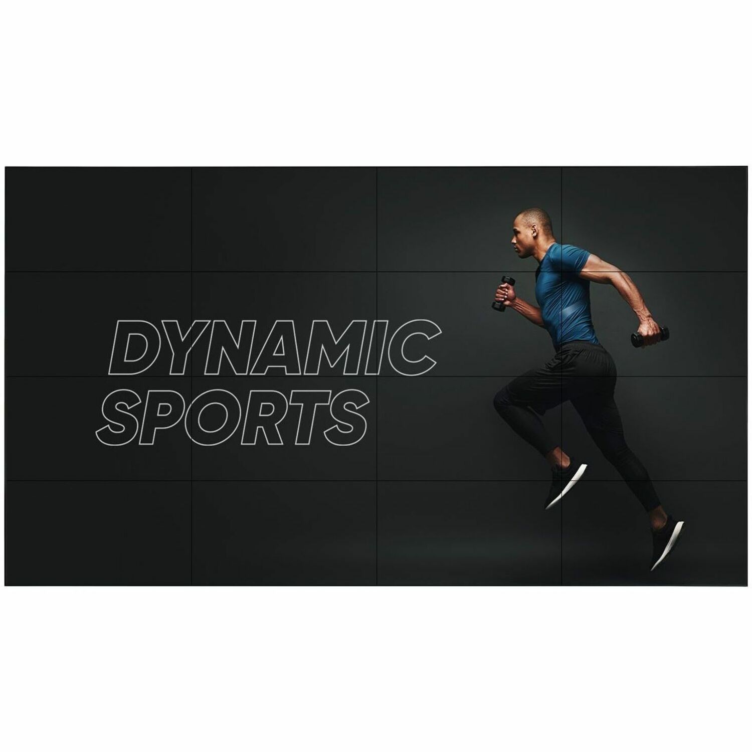 LG Slim Bezel 55VL5PJ 55" LCD Digital Signage Display - 24 Hours/7 Days Operation - Energy Star
