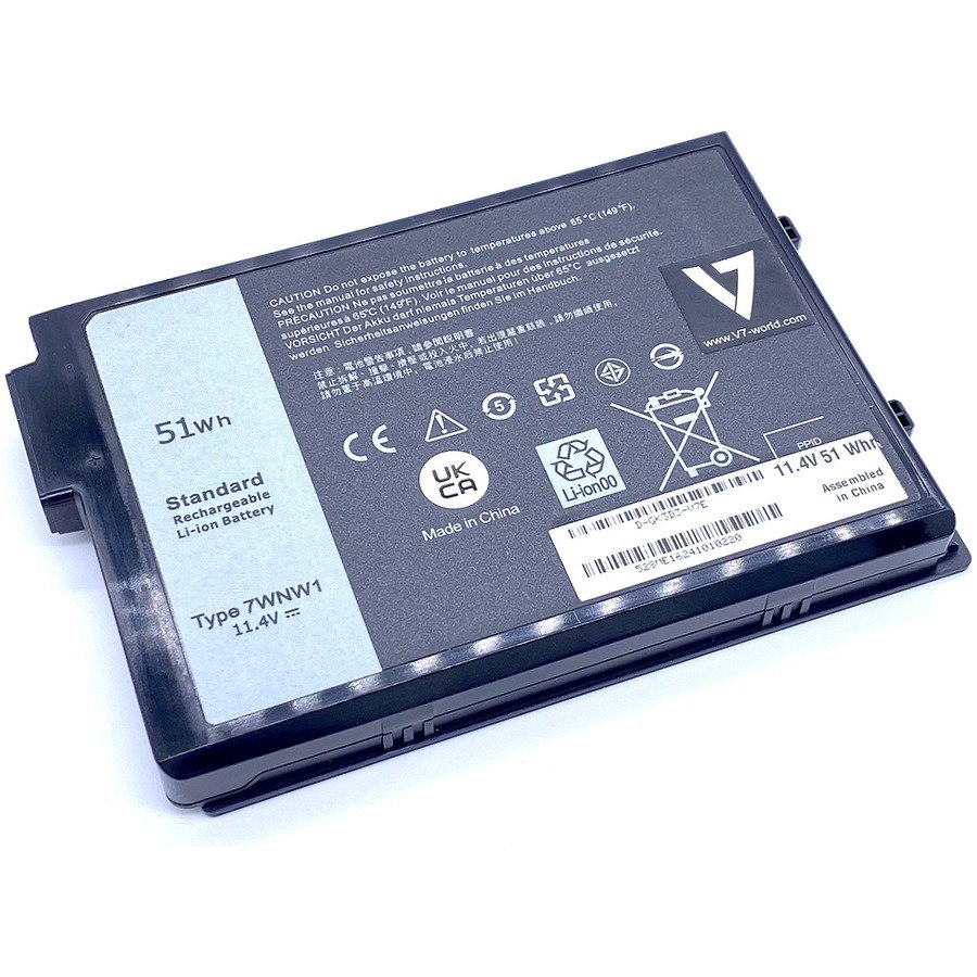 V7 D-GK3D3-V7E Battery - 3-cell Lithium Ion (Li-Ion)