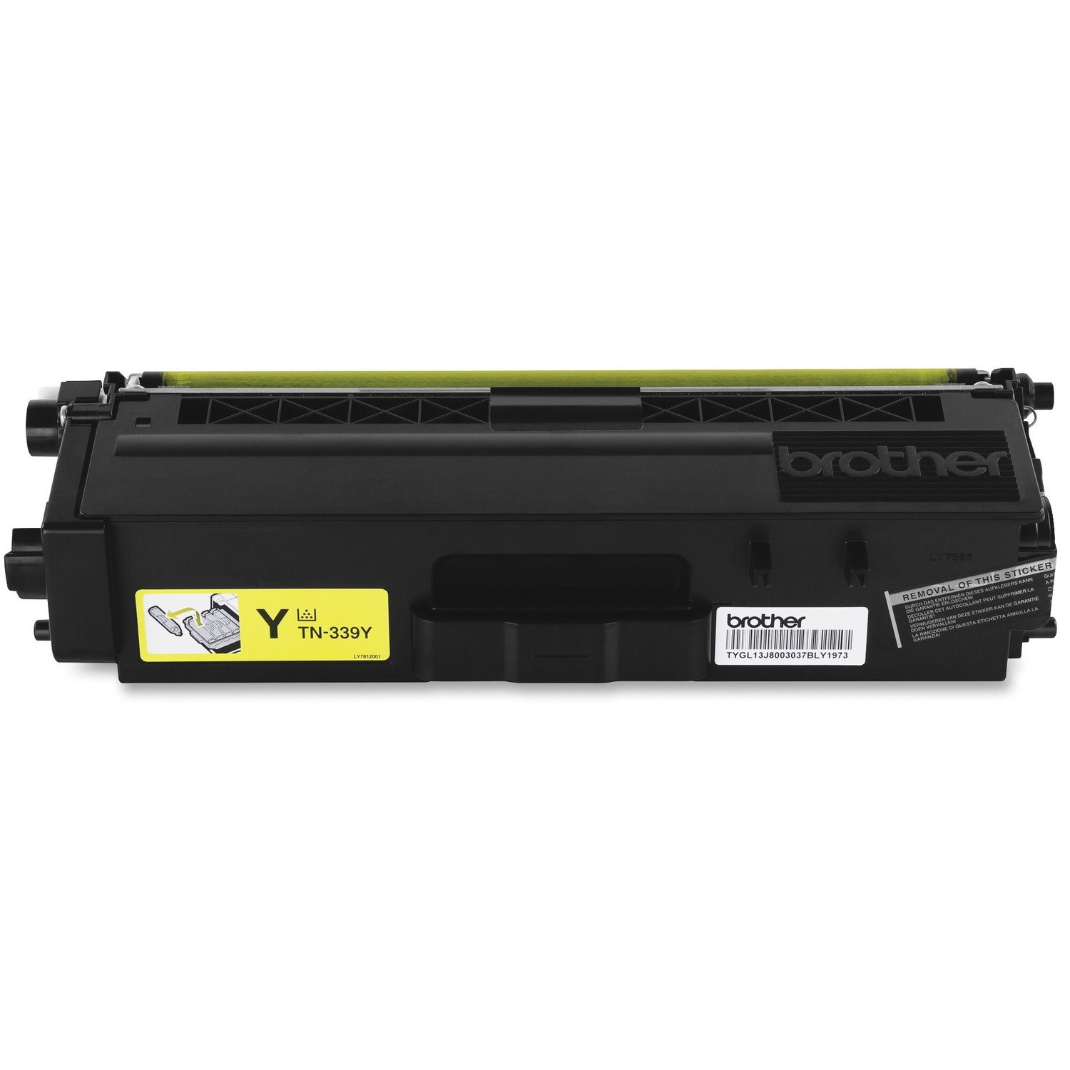 Brother Genuine TN339Y Super High Yield Yellow Toner Cartridge