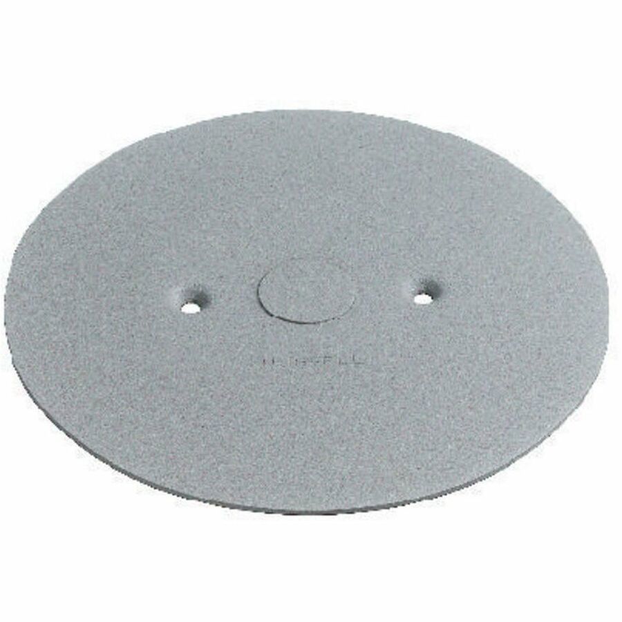 Hubbell Premise Wiring Flush Furniture Feed Series, Single Service, Cover Flange, Gray Finish