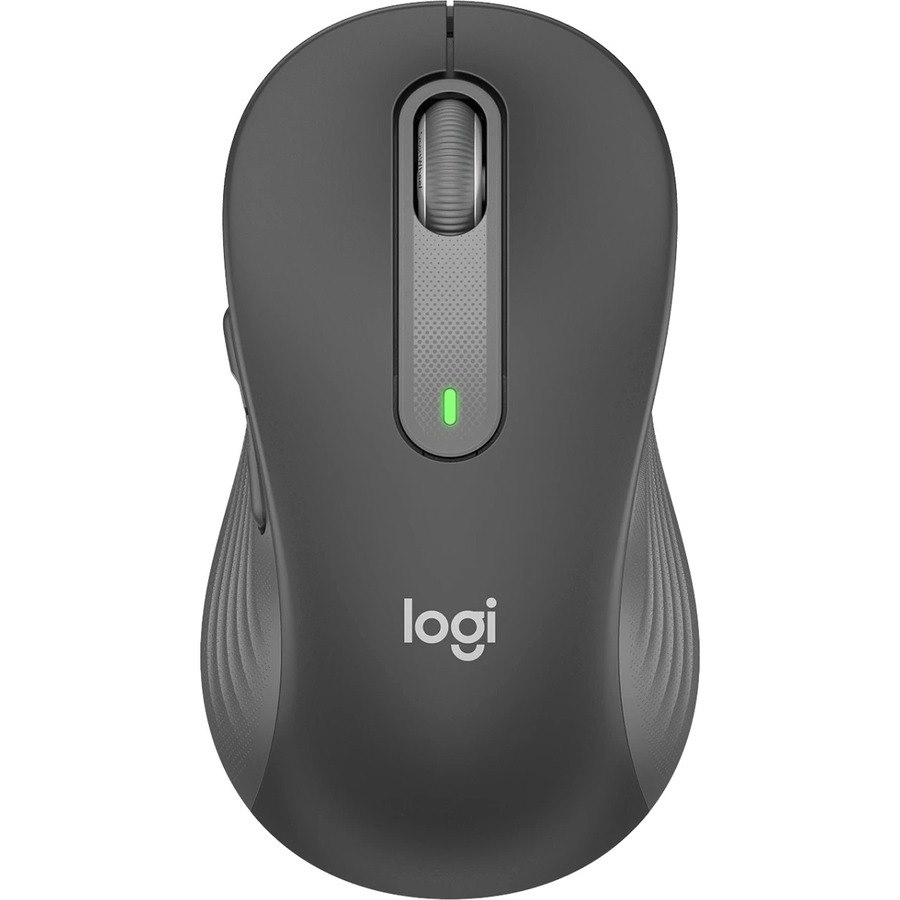 Logitech Signature M650 L Full Size Wireless Mouse - For Large Sized Hands, 2-Year Battery, Silent Clicks, Customizable Side Buttons, Bluetooth, Multi-Device Compatibility (Graphite)