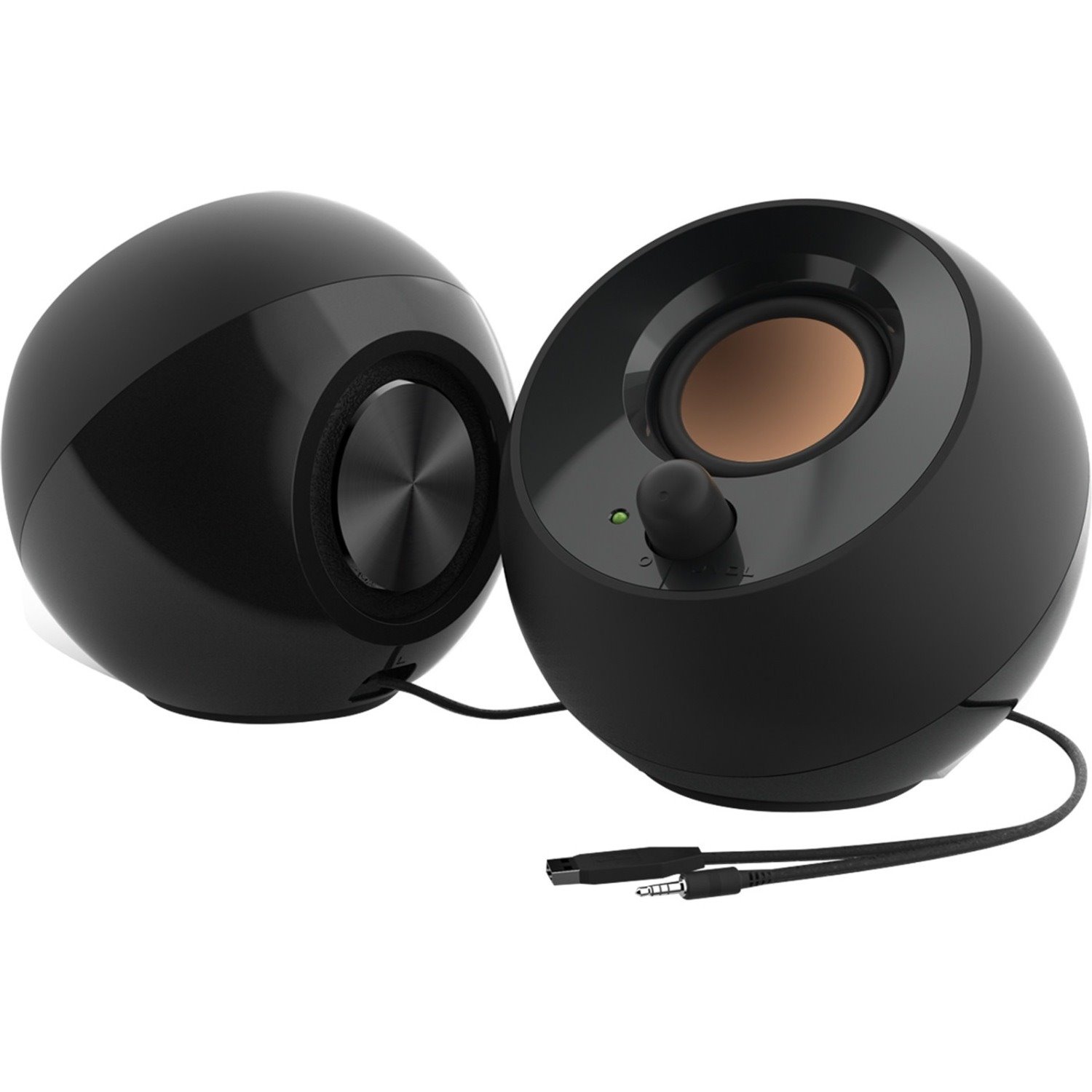 Creative Pebble 2.0 Speaker System - 4.40 W RMS - Black