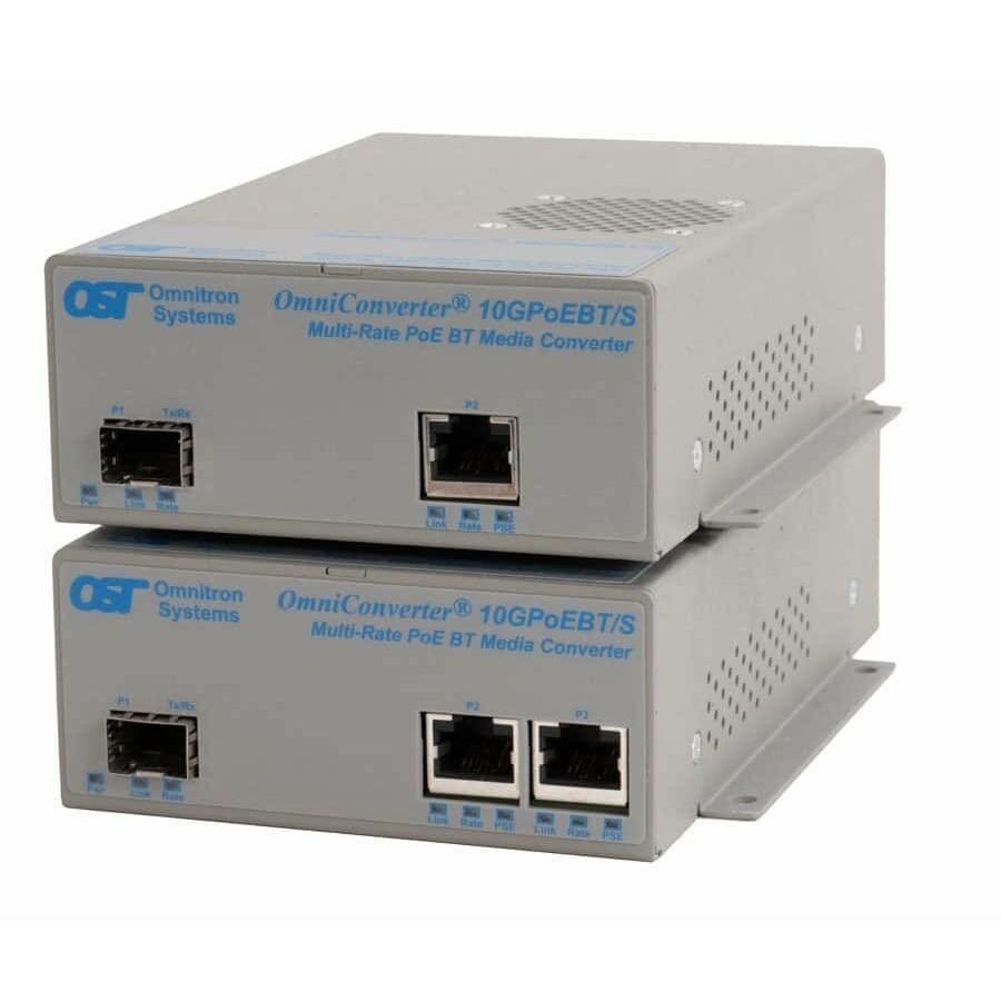 OmniConverter 10GPoEBT/S 10G Multi-Gigabit Standalone Media Converter
