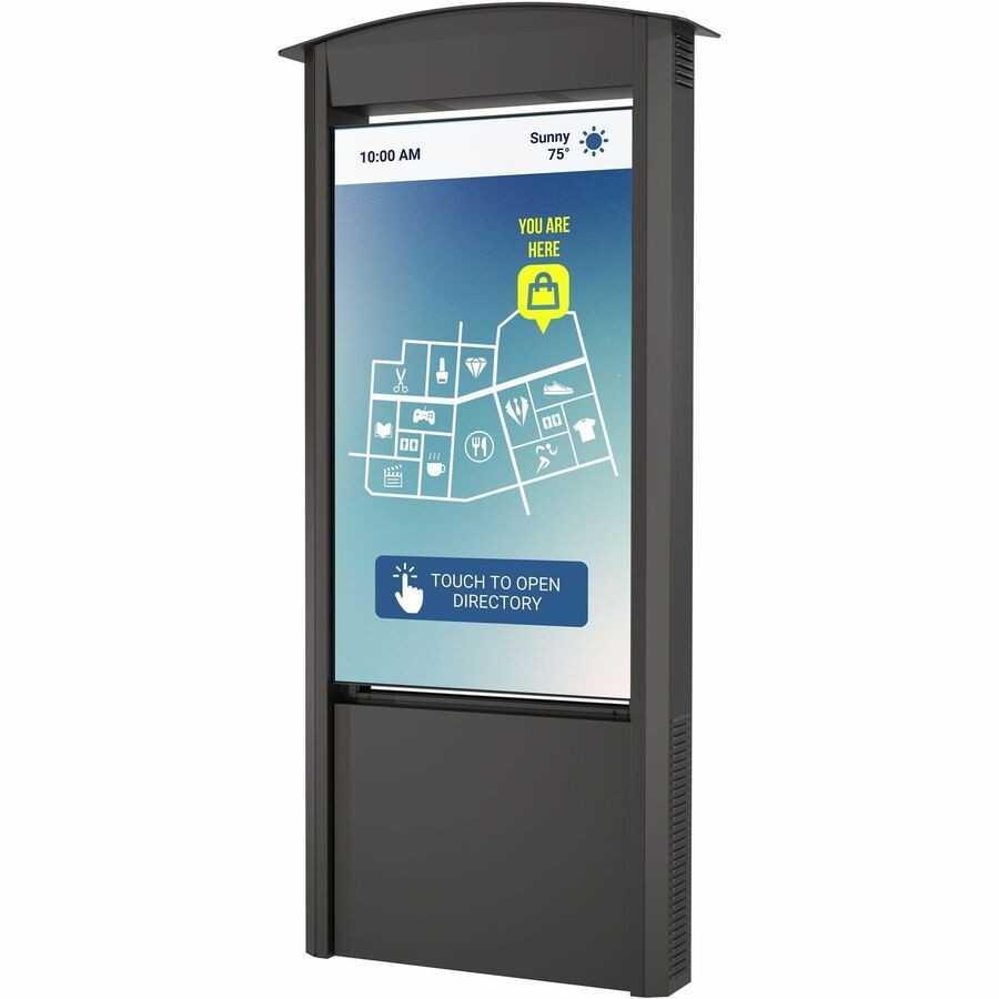 Peerless-AV&reg; Smart City Kiosk with 55" Xtreme&trade; High Bright Outdoor Display