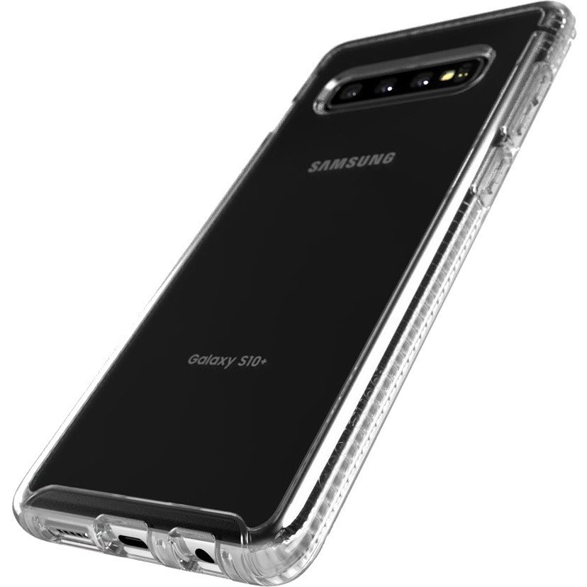Tech21 Pure Clear Case for Samsung Galaxy S10+ Smartphone - Clear