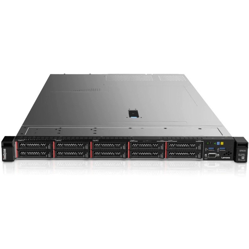 Lenovo ThinkSystem SR635 7Y99A039NA 1U Rack Server - 1 x AMD EPYC 7203P 2.80 GHz - 32 GB RAM - 12Gb/s SAS Controller