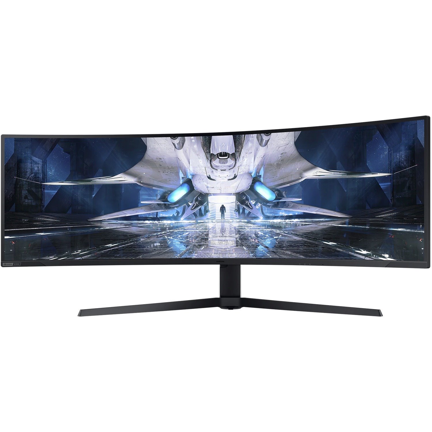 Samsung Odyssey Neo G9 S49AG950NU 49" Class Dual Quad HD (DQHD) Curved Screen Gaming LCD Monitor - 32:9 - Black