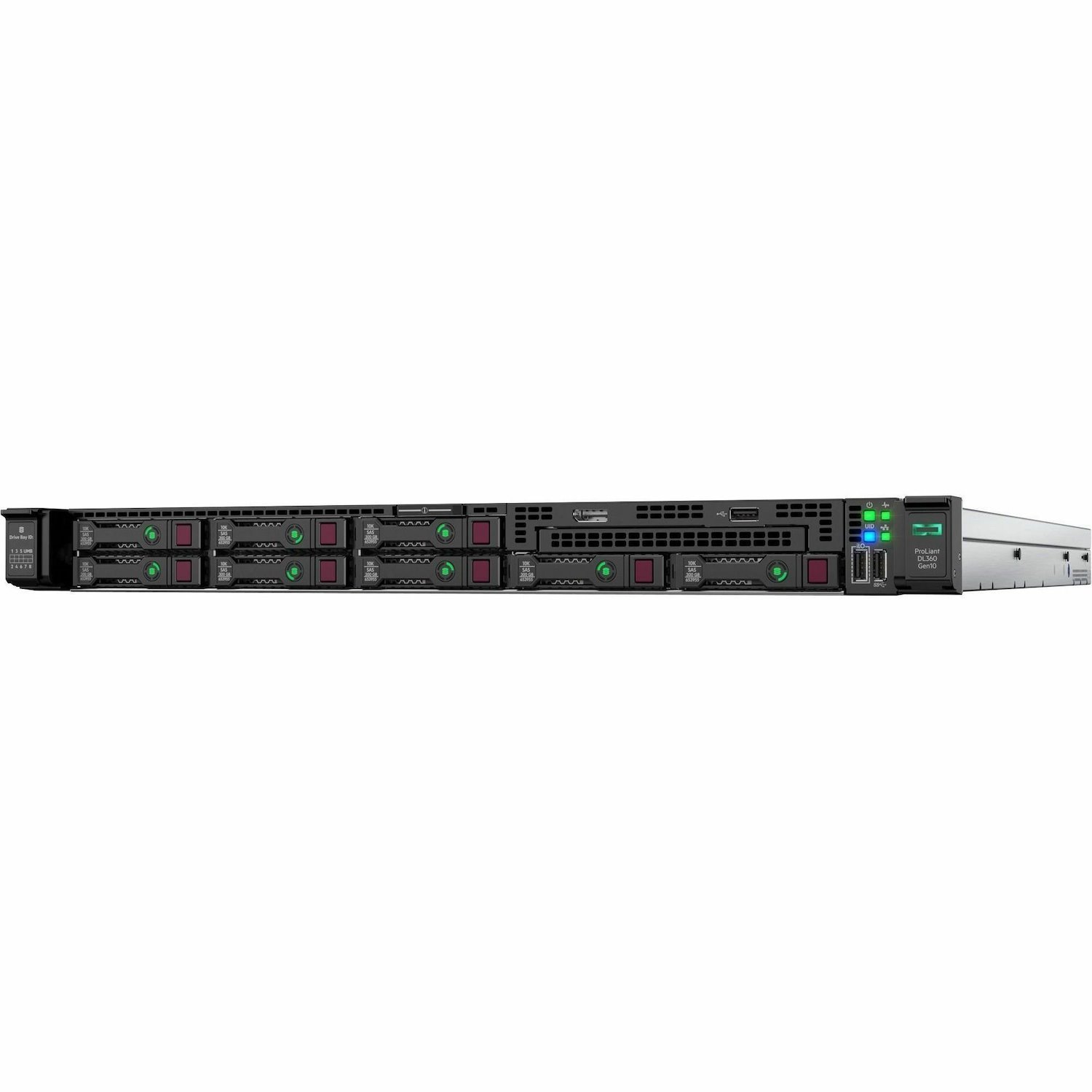 HPE ProLiant DL360 G10 1U Rack Server - 1 Xeon Silver 4215R 3.20 GHz - 32 GB RAM - Serial ATA Controller