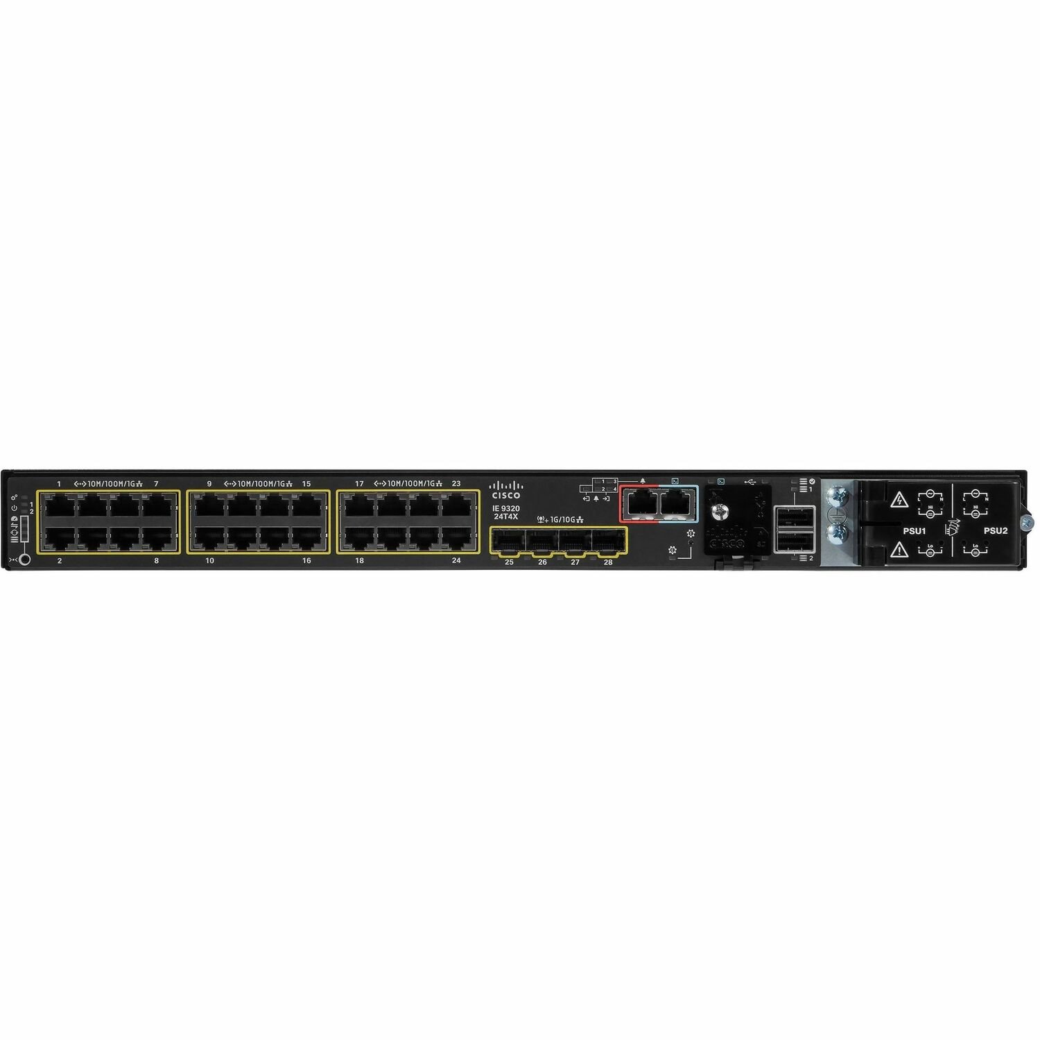 Cisco Catalyst IE9300 IE-9320-24T4X 24 Ports Manageable Ethernet Switch - Gigabit Ethernet, 10 Gigabit Ethernet - 10/100/1000Base-T, 10GBase-X