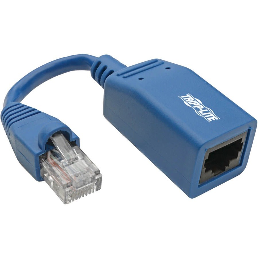 Eaton Tripp Lite Series Cisco Console Rollover Cable Adapter (RJ45 M/F) - Blue, 5 in.