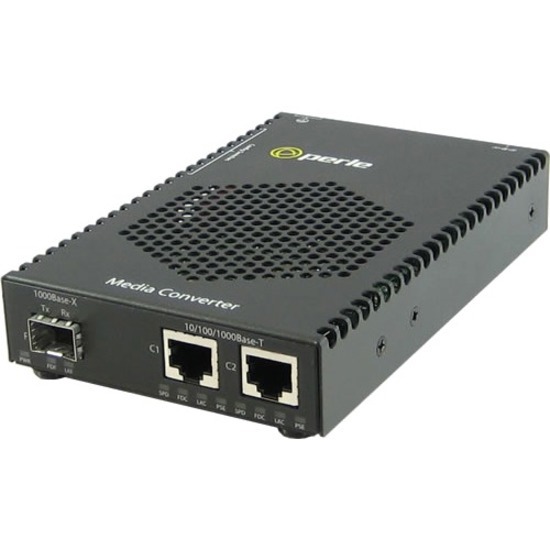 Perle S-1110DP-SFP Transceiver/Media Converter