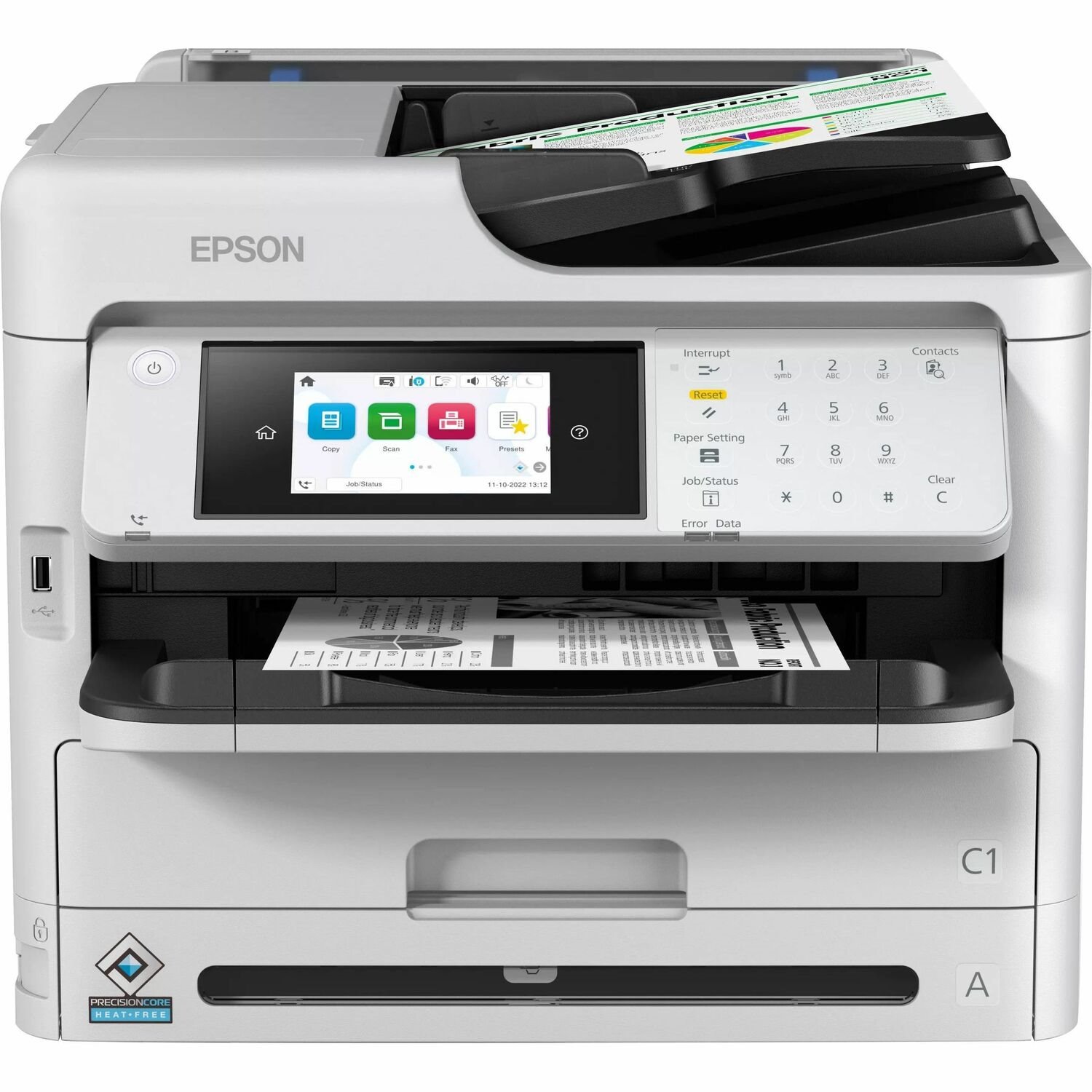 Epson WorkForce Pro WF-M5899DWF Bedraad en draadloos Inkjet multifunctionele printer - Monochroom