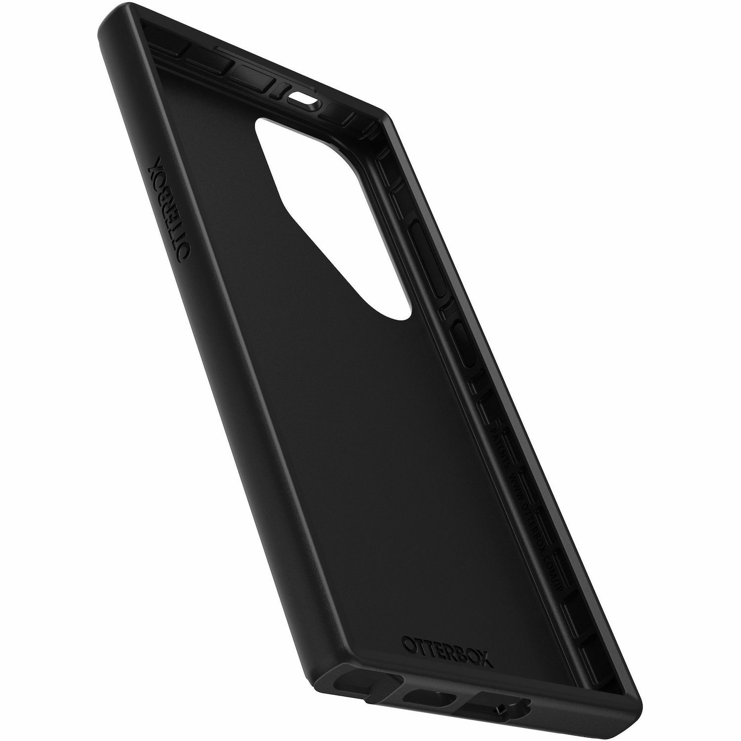 OtterBox Symmetry Case for Samsung Galaxy S24 Ultra Smartphone - Black - 1 Pack - Poly Bag