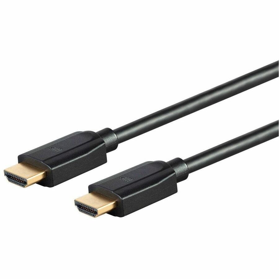 Monoprice 8K Ultra High Speed HDMI Cable - 8K@60Hz, 4K@120Hz, 48Gbps, HDR, VRR, 3ft, Black