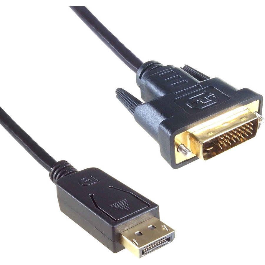 Group Gear 2 m DisplayPort/DVI A/V Cable for Audio/Video Device