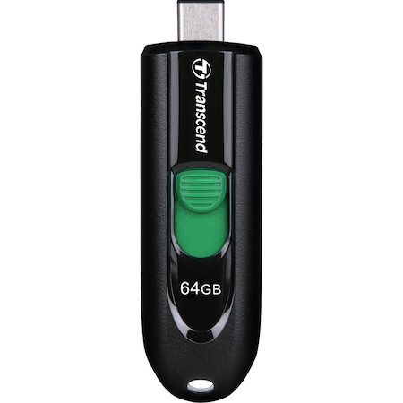 Transcend JetFlash 790C 64 GB USB 3.2 (Gen 1) Type C Flash Drive - Black