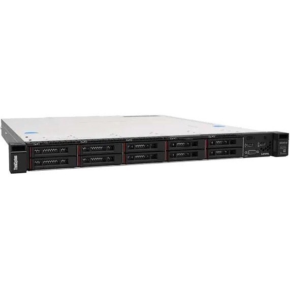 Lenovo ThinkSystem SR250 V2 7D7QA01GAU 1U Rack Server - 1 Xeon E-2356G 3.20 GHz - 16 GB RAM - Serial ATA Controller