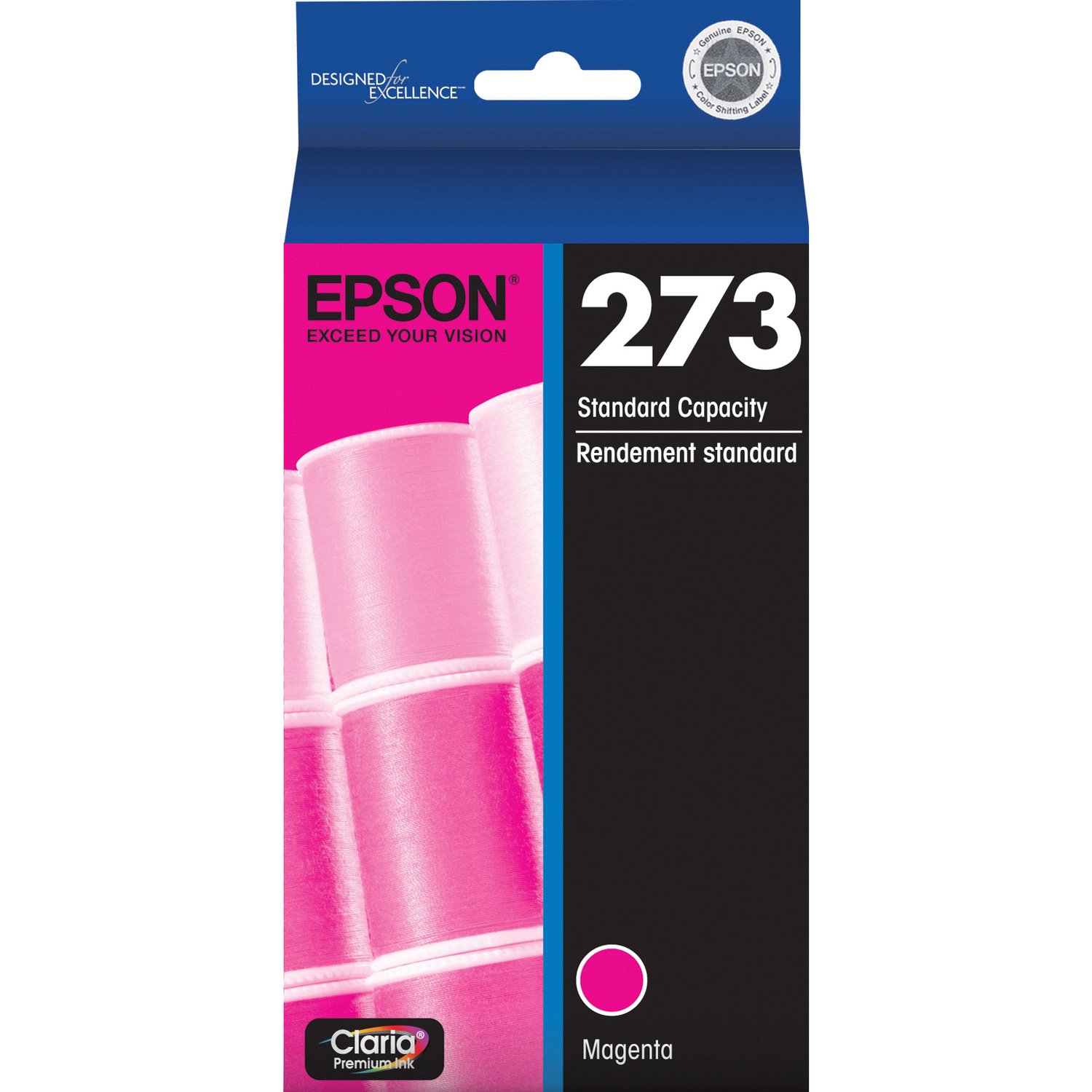 Epson Claria 273 Original Standard Yield Inkjet Ink Cartridge - Magenta - 1 Pack