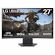 LG UltraGear 27GS60QC-B 27" Class WQHD Curved Screen Gaming LED Monitor - 16:9 - Dark Grey, Purple