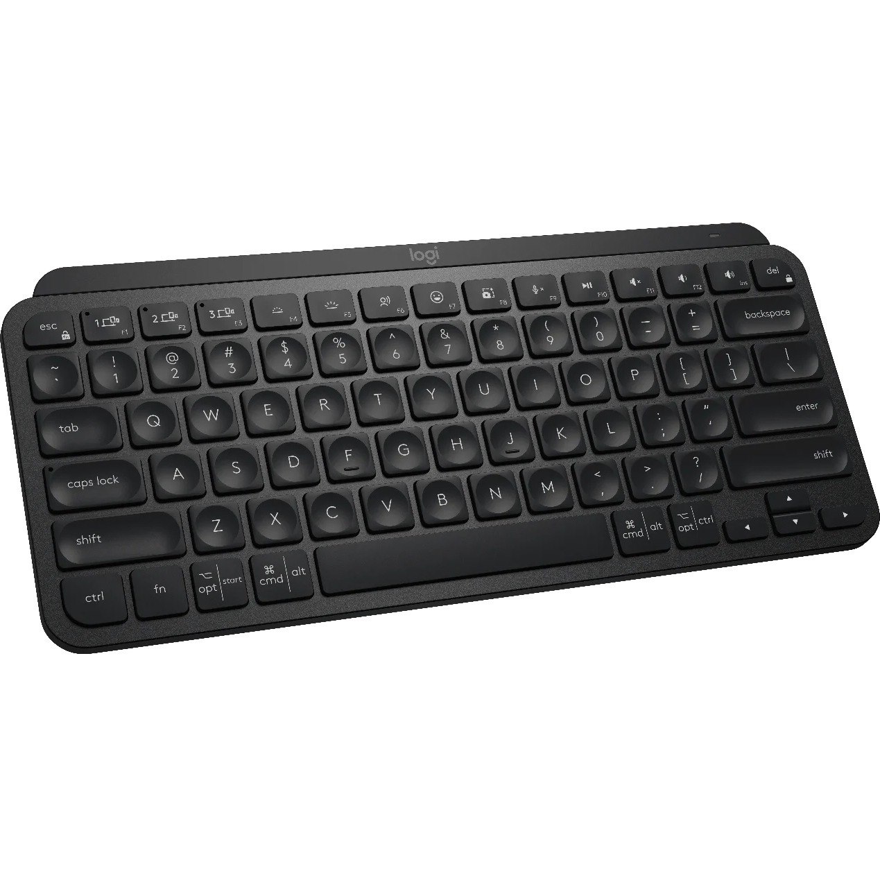 Logitech MX Keys Mini Minimalist Wireless Illuminated Keyboard, Compact, Bluetooth, Backlit, USB-C, Compatible with Apple macOS, iOS, Windows, Linux, Android, Metal Build (Black)