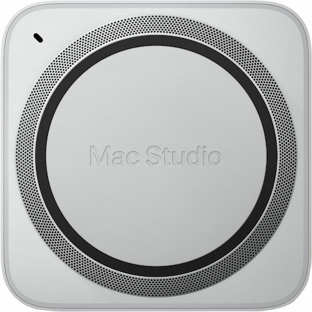 Apple Mac Studio MQH73X/A Desktop Computer - Apple M2 Max - 32 GB - 512 GB SSD - Silver