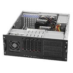 Supermicro SuperServer 6046T-TUF Server Barebone System - 4U Tower - Socket B LGA-1366 - 2 x Processor Support