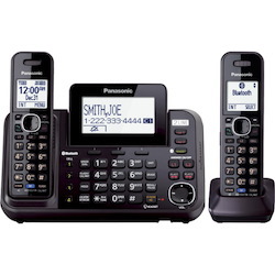 Panasonic Link2Cell KX-TG9542B DECT 6.0 1.90 GHz Cordless Phone - Black