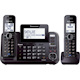 Panasonic Link2Cell KX-TG9542B DECT 6.0 1.90 GHz Cordless Phone - Black