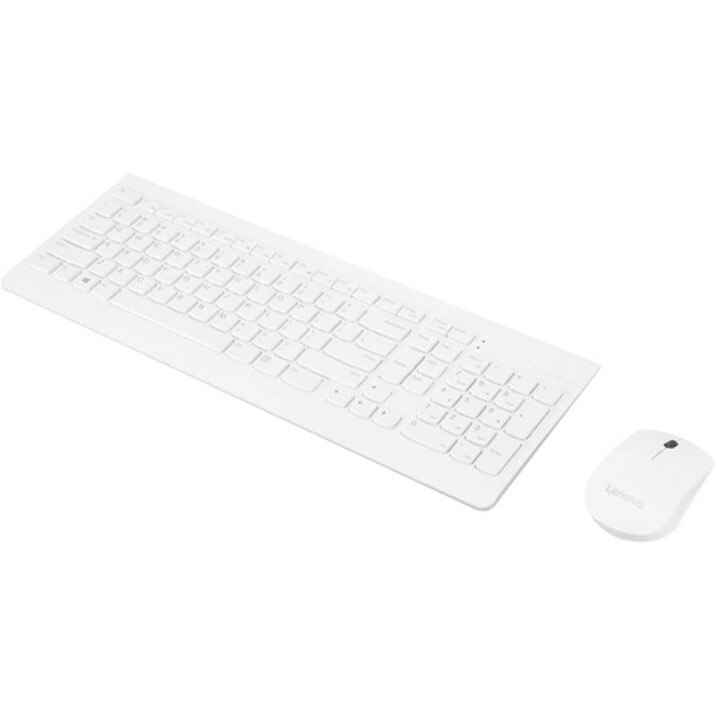 Lenovo 510 Wireless Combo Keyboard & Mouse (White) - US English (103P)