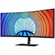Samsung ViewFinity S34A654UBN 34" Class UW-QHD Curved Screen LCD Monitor - 21:9 - Black
